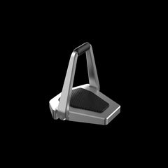 2 piezas R-JUST BJ01 Soporte plegable universal con forma de escudo adhesivo para computadora portátil, 2 piezas BJ01