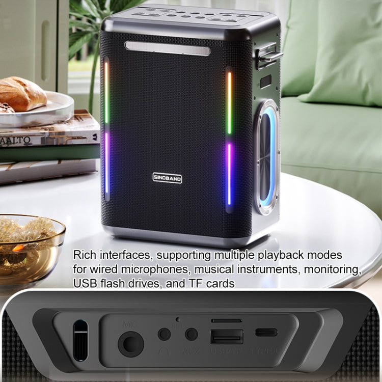 XDOBO SINOBAND Party 1981 300W Outdoor Portable TWS Bluetooth Speaker with LED Colorful Light, SINOBAND Party 1981 XDOBO SINOBAND Party 1981 300W Outdoor Portable TWS Bluetooth Speaker with LED Colorful Light, SINOBAND Party 1981