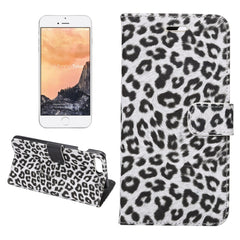 For iPhone 8 Plus & 7 Plus Leopard Texture Horizontal Flip Leather Case with Holder & Card Slots & Wallet