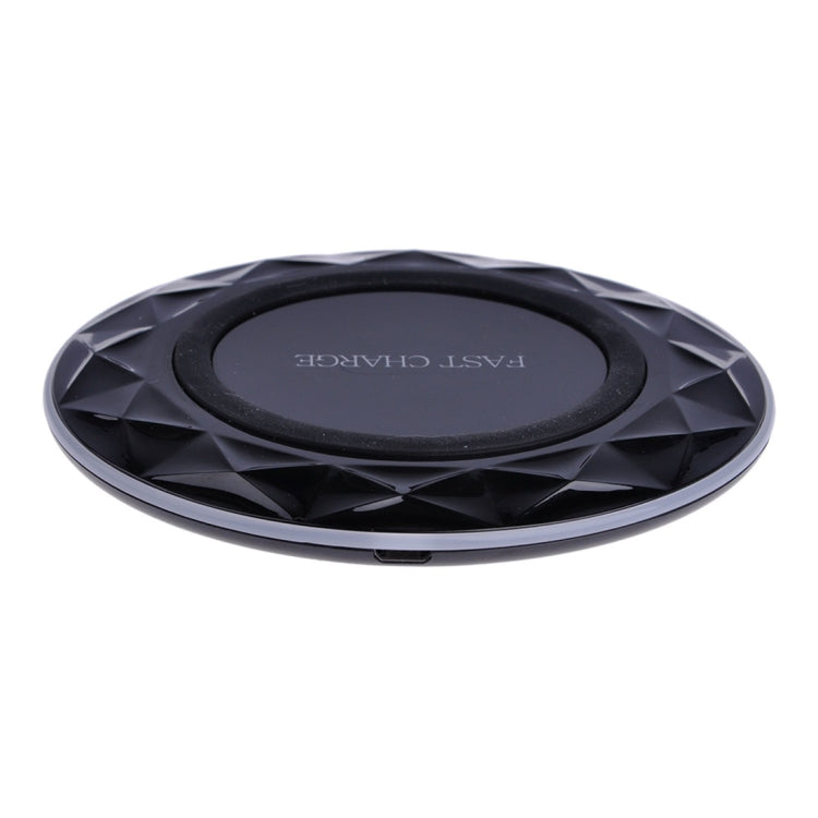 DC5V Input Diamond Qi Standard Fast Charging Wireless Charger, Cable Length: 1m, DC5V Black, DC5V DC5V Input Diamond Qi Standard Fast Charging Wireless Charger, Cable Length: 1m, DC5V Black, DC5V