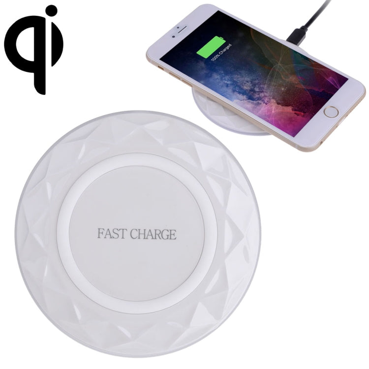 DC5V Input Diamond Qi Standard Fast Charging Wireless Charger, Cable Length: 1m, DC5V Black, DC5V DC5V Input Diamond Qi Standard Fast Charging Wireless Charger, Cable Length: 1m, DC5V Black, DC5V