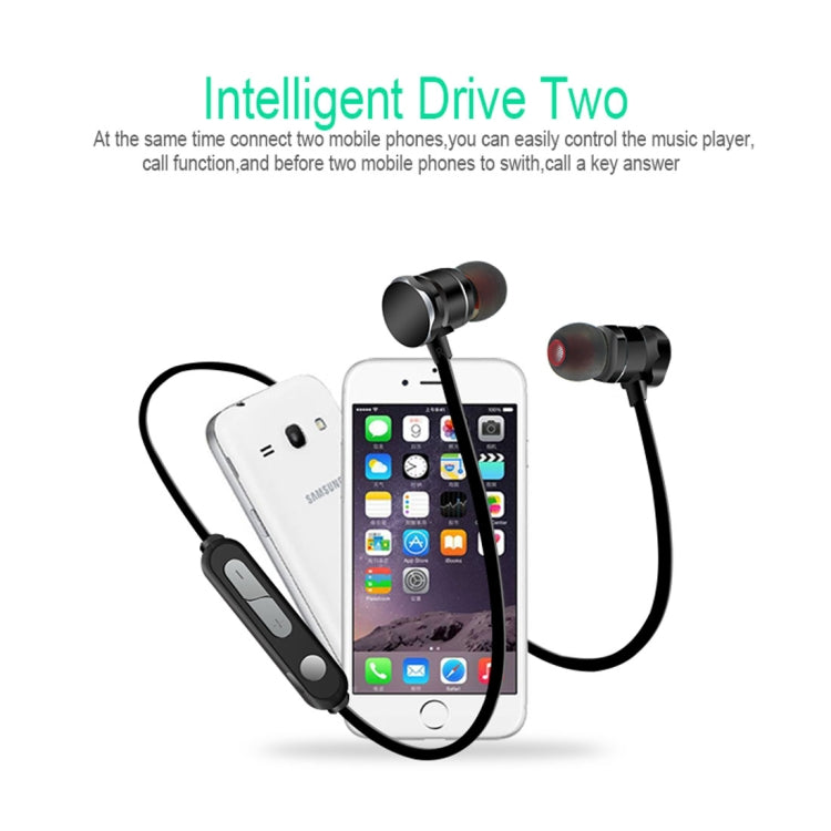X3 Magnetische Absorption Sport Bluetooth 5.0 In-Ear-Headset mit HD-Mikrofon, unterstützt Freisprechanrufe, Entfernung: 10 m X3 Magnetische Absorption Sport Bluetooth 5.0 In-Ear-Headset mit HD-Mikrofon, unterstützt Freisprechanrufe, Entfernung: 10 m