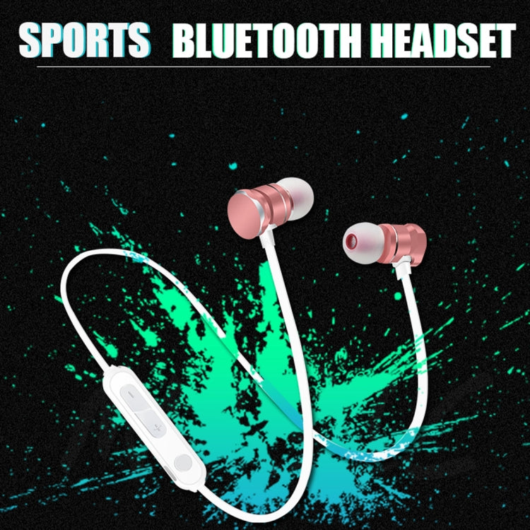 X3 Magnetische Absorption Sport Bluetooth 5.0 In-Ear-Headset mit HD-Mikrofon, unterstützt Freisprechanrufe, Entfernung: 10 m X3 Magnetische Absorption Sport Bluetooth 5.0 In-Ear-Headset mit HD-Mikrofon, unterstützt Freisprechanrufe, Entfernung: 10 m