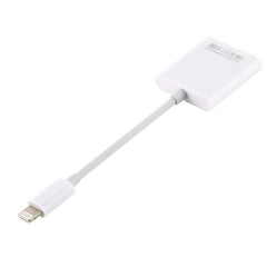 Adaptador de lector de cámara NK105 de 8 pines a tarjeta SD, compatible con sistemas iOS 9.1 y superiores, NK105