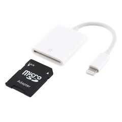 Adaptador de lector de cámara NK105 de 8 pines a tarjeta SD, compatible con sistemas iOS 9.1 y superiores, NK105