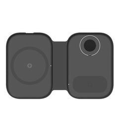 Cargador inalámbrico plegable magnético multifunción F20 3 en 1 de 15 W para iPhone, Apple Watches y AirPods, F20