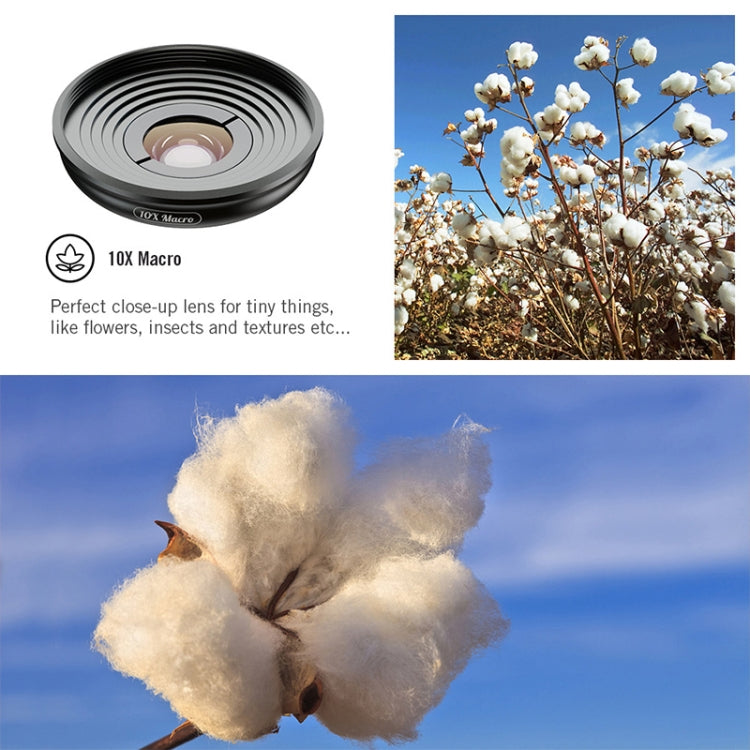 APEXEL APL-HB10X Macro Lens Telephoto Clip + Star Light Filter + CPL Phone Lens Kit, APL-HB10X APEXEL APL-HB10X Macro Lens Telephoto Clip + Star Light Filter + CPL Phone Lens Kit, APL-HB10X