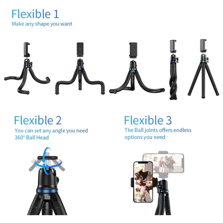 APEXEL APL-JJ10 Mobile SLR Sports Camera Live Broadcast Universal Octopus Tripod Bracket, APL-JJ10 APEXEL APL-JJ10 Mobile SLR Sports Camera Live Broadcast Universal Octopus Tripod Bracket, APL-JJ10