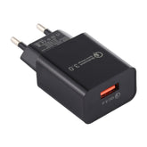LZ-706 QC3.0 Reiseladegerät mit einem USB-Anschluss, EU-Stecker