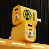 Cargador de viaje de carga rápida con dos puertos USB + TypeC/USB-C de 20 W ROCK T42 PD, enchufe CN