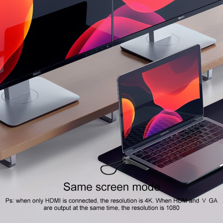 11 in 1 RJ45 + 87W PD + SD/TF + USBx3+ HDMI + VGA + 3.5mm AUX to Type-C HUB Adapter, 11 in 1 11 in 1 RJ45 + 87W PD + SD/TF + USBx3+ HDMI + VGA + 3.5mm AUX to Type-C HUB Adapter, 11 in 1