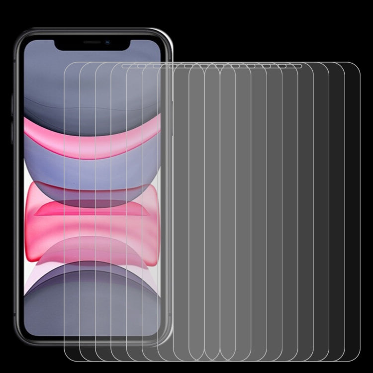 Para iPhone 11/XR 10 piezas 0,26 mm 9H 2.5D Película de vidrio templado, para iPhone 11/XR (10 piezas) Para iPhone 11/XR 10 piezas 0,26 mm 9H 2.5D Película de vidrio templado, para iPhone 11/XR (10 piezas)