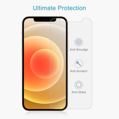 For iPhone 12 mini 10pcs 0.26mm 9H 2.5D Tempered Glass Film (Slotted), For iPhone 12 mini