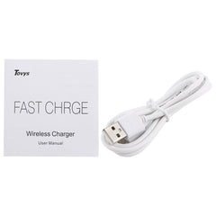 FANTASY 5V 1A Output Qi Standard Ultra-thin Wireless Charger with Charging Indicator, Support QI Standard Phones, FANTASY 5V 1A, FANTASY White