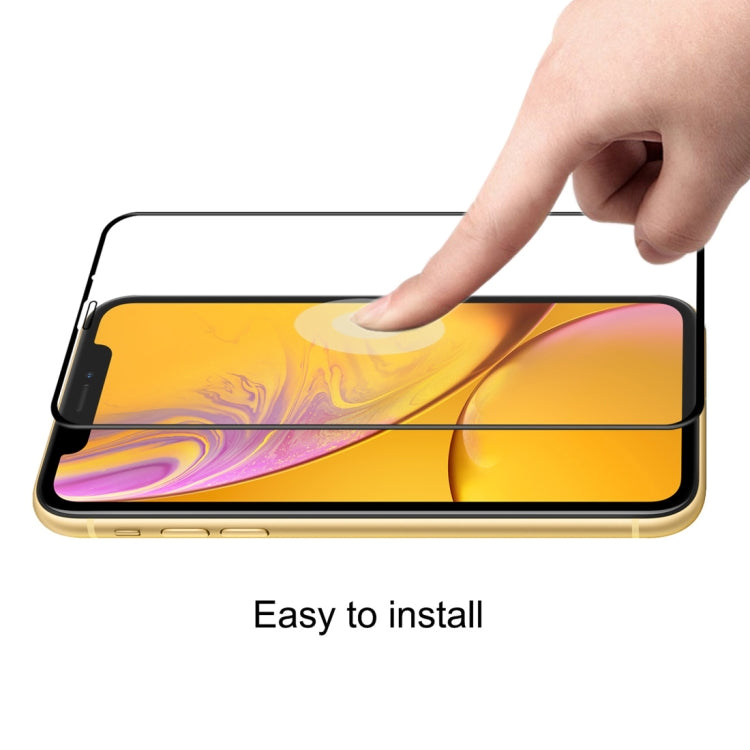 For iPhone XR ENKAY Hat-Prince 0.26mm 9H 6D Curved Full Screen Tempered Glass Film, For XR (6D) For iPhone XR ENKAY Hat-Prince 0.26mm 9H 6D Curved Full Screen Tempered Glass Film, For XR (6D)