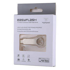 Unidad flash USB 2.0 y de 8 pines 2 en 1 RQW-10D de 128 GB, RQW-10D
