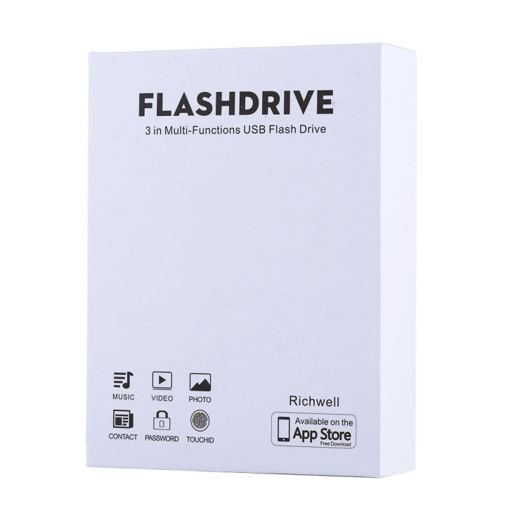 Unidad de disco flash multifuncional de 8 pines y 64 GB RQW-18S con cable USB/micro USB a micro USB, RQW-18S, color negro Unidad de disco flash multifuncional de 8 pines y 64 GB RQW-18S con cable USB/micro USB a micro USB, RQW-18S, color negro