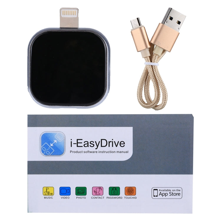 Unidad de disco flash multifuncional de 8 pines y 128 GB RQW-18S con cable USB/micro USB a micro USB, RQW-18S, color negro Unidad de disco flash multifuncional de 8 pines y 128 GB RQW-18S con cable USB/micro USB a micro USB, RQW-18S, color negro