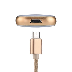 Unidad de disco flash multifuncional de 8 pines y 128 GB RQW-18S con cable USB/micro USB a micro USB, RQW-18S dorado