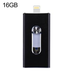 RQW-02 Unidad flash 3 en 1 USB 2.0, 8 pines y micro USB de 16 GB, RQW-02 negra, RQW-02 dorada, RQW-02 azul, RQW-02 roja, RQW-02 plateada