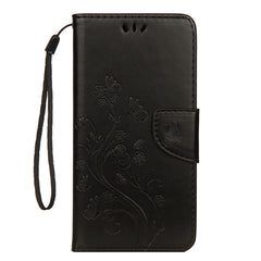 For iPhone XR Embossed Butterfly Pattern Horizontal Flip Leather Case with Card Slot & Holder & Wallet & Lanyard, For XR