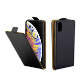 For iPhone XS Max Business Style Vertical Flip TPU Leather Case with Card Slot, For XS Max