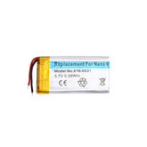 Rechargeable Li-ion Battery for iPod nano 6th 3.7V 0.39Whr