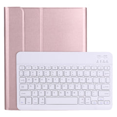 A11B Bluetooth 3.0 Ultra-thin ABS Detachable Bluetooth Keyboard Leather Tablet Case with Holder & Pen Slot for iPad Pro 11 2022 / 2021 / Air 5 / Air 4, For iPad Pro 11 2022 / 2021 / Air 5 / Air 4