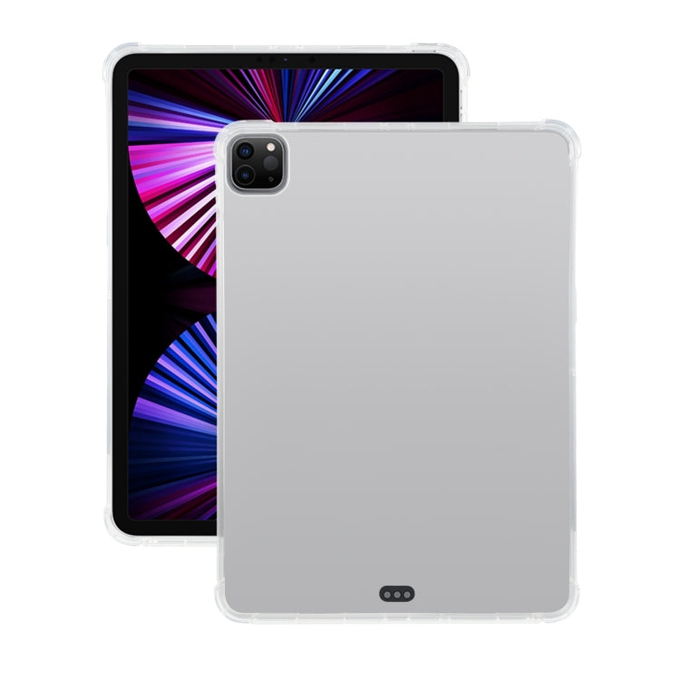 Für iPad Pro 11 2022/2021 Vier-Ecken-Airbag Anti-Drop Transparente Schutzhülle für Tablet mit Stiftschlitz, für iPad Pro 11 2022/2021