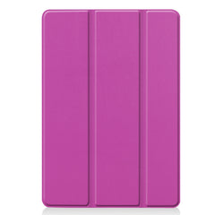 For iPad 10.2 Custer Texture Horizontal Flip Smart PU Leather Case with Sleep / Wake-up Function & Three-folding Holder, For iPad 10.2