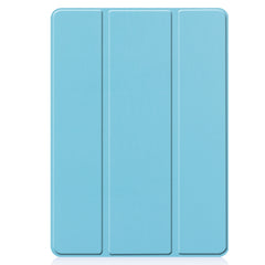 For iPad 10.2 2021 / 2020 / 2019 Custer Texture Horizontal Flip Smart TPU Leather Case with Sleep / Wake-up Function & Three-folding Holder & Pen Slot, For iPad 10.2