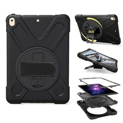 For iPad Pro 10.5 inch 360 Degree Rotation PC + Silicone Protective Case with Holder & Hand-strap, For iPad Pro 10.5 inch