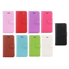 For iPhone 5 & 5s & SE Litchi Texture Horizontal Flip Leather Case with Holder & Card Slots & Wallet, For iPhone 5 & 5S & SE