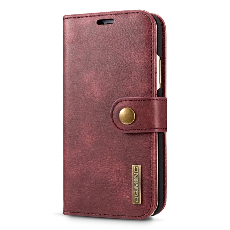 Für iPhone X / XS DG.MING Crazy Horse Texture Horizontal Flip Abnehmbare magnetische Schutzhülle mit Halter & Kartenfächern & Geldbörse, iPhone X, Für X, iPhone X Für iPhone X / XS DG.MING Crazy Horse Texture Horizontal Flip Abnehmbare magnetische Schutzhülle mit Halter & Kartenfächern & Geldbörse, iPhone X, Für X, iPhone X