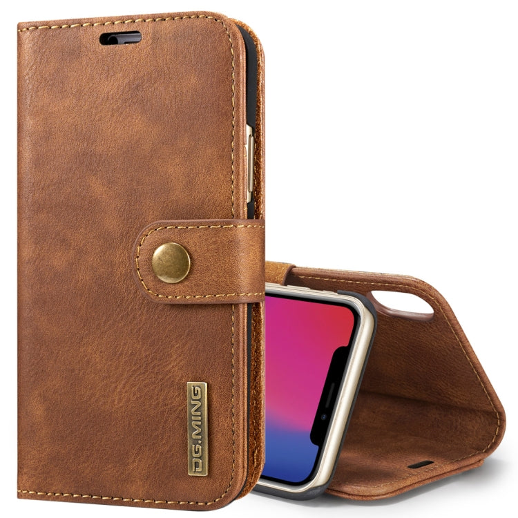 Für iPhone X / XS DG.MING Crazy Horse Texture Horizontal Flip Abnehmbare magnetische Schutzhülle mit Halter & Kartenfächern & Geldbörse, iPhone X, Für X, iPhone X Für iPhone X / XS DG.MING Crazy Horse Texture Horizontal Flip Abnehmbare magnetische Schutzhülle mit Halter & Kartenfächern & Geldbörse, iPhone X, Für X, iPhone X