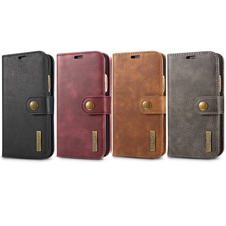 Für iPhone X / XS DG.MING Crazy Horse Texture Horizontal Flip Abnehmbare magnetische Schutzhülle mit Halter & Kartenfächern & Geldbörse, iPhone X, Für X, iPhone X Für iPhone X / XS DG.MING Crazy Horse Texture Horizontal Flip Abnehmbare magnetische Schutzhülle mit Halter & Kartenfächern & Geldbörse, iPhone X, Für X, iPhone X