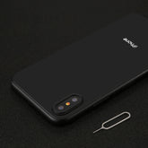 Anillo protector de lente de cámara trasera para iPhone X con bandeja y herramienta de expulsión con aguja, CRT-003