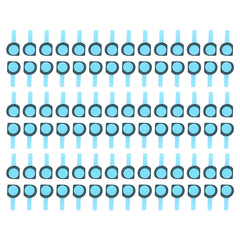 100 PCS Front Camera (Large) Sponge Foam Slice Pads for iPhone X, For iPhone X (Large)