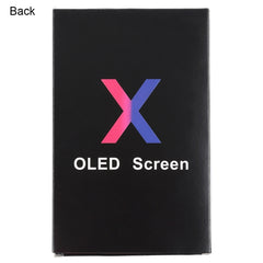 50 PCS Cardboard Packaging Black Box for iPhone X LCD Screen, Packaging Box for X OLED