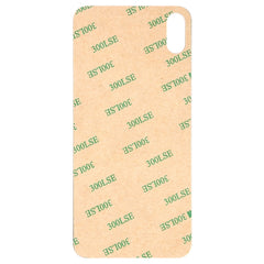 Reemplazo fácil de cubierta de batería trasera de vidrio con orificio grande para cámara con adhesivo para iPhone X, para iPhone X (sin desmontar), para iPhone X (sin desmontar)