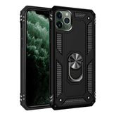 Funda protectora de TPU + PC a prueba de golpes para iPhone 11, con soporte giratorio de 360 grados, para iPhone 11