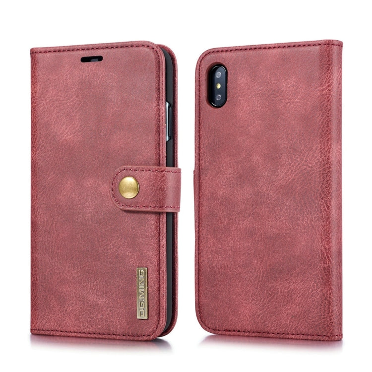 Für iPhone XS Max DG.MING Crazy Horse Texture Flip Abnehmbare magnetische Lederhülle mit Halter & Kartenfächern & Geldbörse, iPhone XS Max, Für iPhone XS Max Für iPhone XS Max DG.MING Crazy Horse Texture Flip Abnehmbare magnetische Lederhülle mit Halter & Kartenfächern & Geldbörse, iPhone XS Max, Für iPhone XS Max