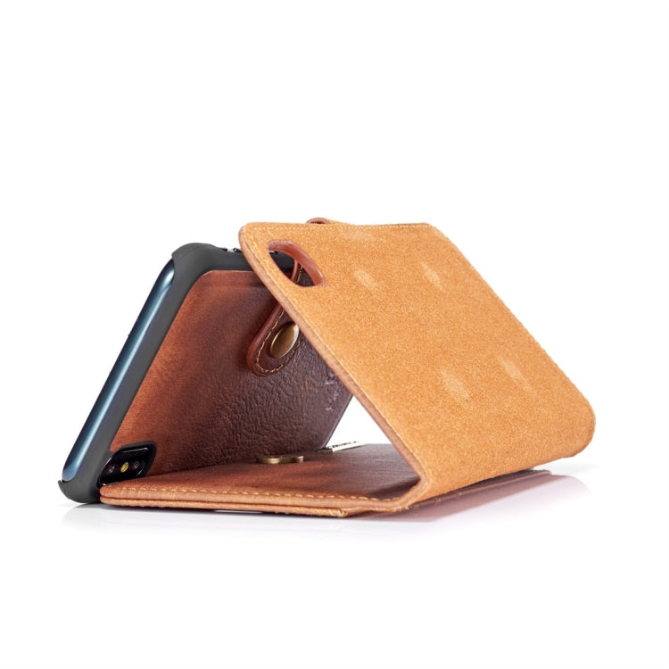 Für iPhone XS Max DG.MING Crazy Horse Texture Flip Abnehmbare magnetische Lederhülle mit Halter & Kartenfächern & Geldbörse, iPhone XS Max, Für iPhone XS Max Für iPhone XS Max DG.MING Crazy Horse Texture Flip Abnehmbare magnetische Lederhülle mit Halter & Kartenfächern & Geldbörse, iPhone XS Max, Für iPhone XS Max
