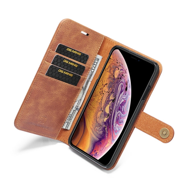 Für iPhone XS Max DG.MING Crazy Horse Texture Flip Abnehmbare magnetische Lederhülle mit Halter & Kartenfächern & Geldbörse, iPhone XS Max, Für iPhone XS Max Für iPhone XS Max DG.MING Crazy Horse Texture Flip Abnehmbare magnetische Lederhülle mit Halter & Kartenfächern & Geldbörse, iPhone XS Max, Für iPhone XS Max