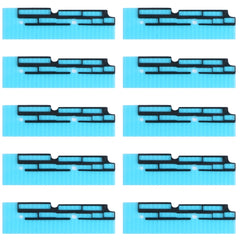 10 Sets Mainboard FPC Connector Sponge Foam Pads for iPhone XS Max, For iPhone XS Max