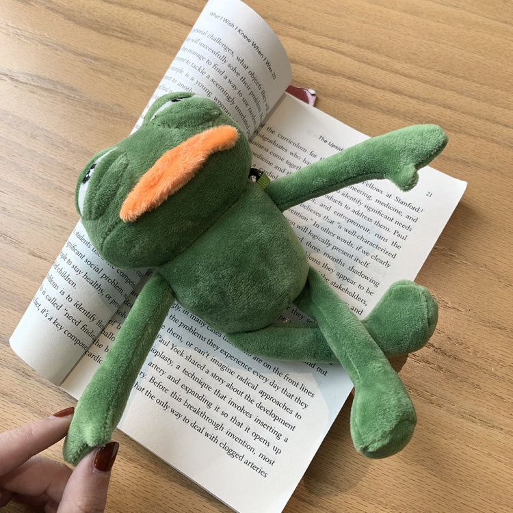 Funda protectora para auriculares AirPods 1/2 con forma de rana triste de peluche y gancho Funda protectora para auriculares AirPods 1/2 con forma de rana triste de peluche y gancho