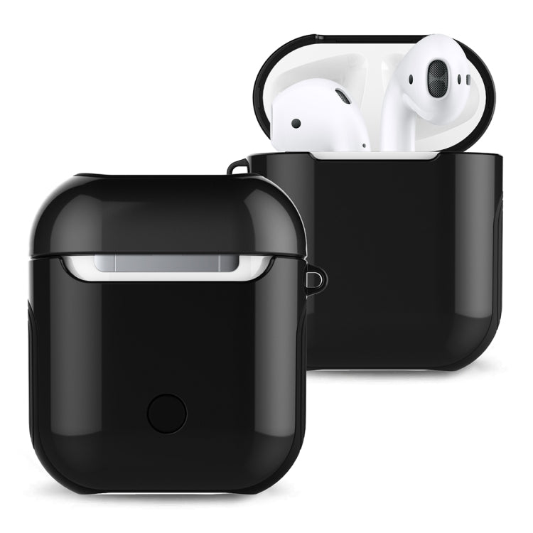 Estuche para auriculares Bluetooth de PC barnizado, bolsa de almacenamiento antipérdida para Apple AirPods 1/2 Estuche para auriculares Bluetooth de PC barnizado, bolsa de almacenamiento antipérdida para Apple AirPods 1/2