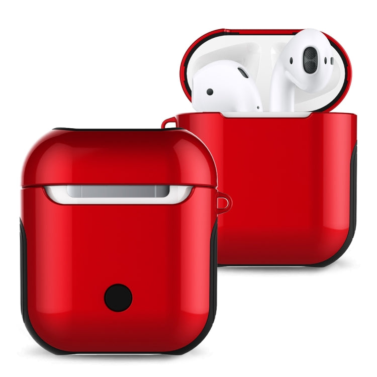 Estuche para auriculares Bluetooth de PC barnizado, bolsa de almacenamiento antipérdida para Apple AirPods 1/2 Estuche para auriculares Bluetooth de PC barnizado, bolsa de almacenamiento antipérdida para Apple AirPods 1/2