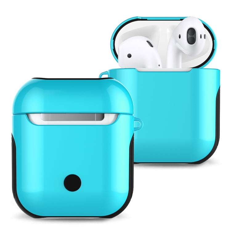 Estuche para auriculares Bluetooth de PC barnizado, bolsa de almacenamiento antipérdida para Apple AirPods 1/2 Estuche para auriculares Bluetooth de PC barnizado, bolsa de almacenamiento antipérdida para Apple AirPods 1/2