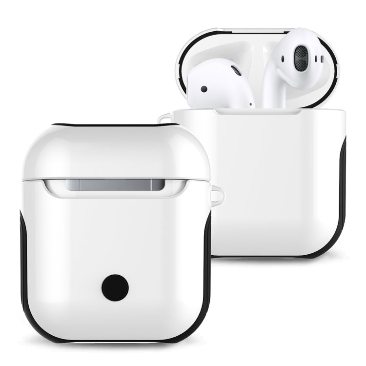 Estuche para auriculares Bluetooth de PC barnizado, bolsa de almacenamiento antipérdida para Apple AirPods 1/2 Estuche para auriculares Bluetooth de PC barnizado, bolsa de almacenamiento antipérdida para Apple AirPods 1/2